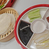 大快朵颐烤鸭时