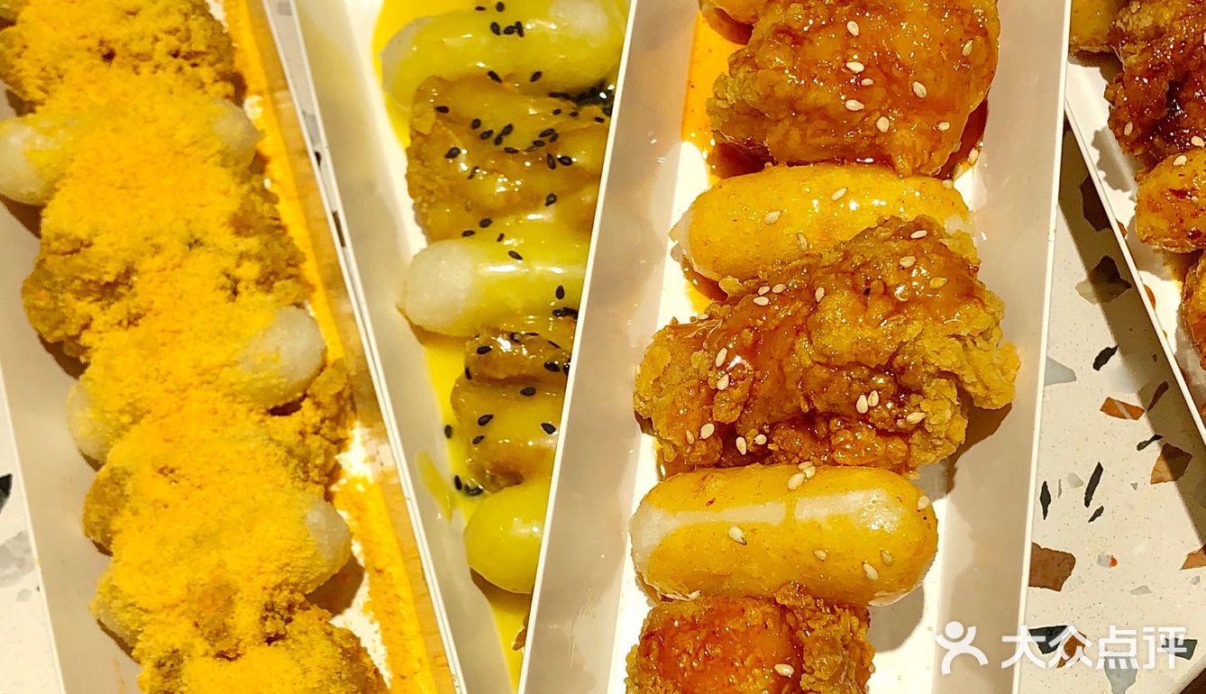 上海探店|9.990抽到超长的韩式年糕炸鸡95