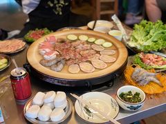 -老姐石板烧烤+铜炭火锅(总店)