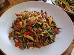 特色酸竹笋炒牛肉-云上千禾(水上店)