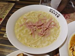 鲜忌廉鸡汤鲍鱼火腿丝通粉-旺记冰室(九龙中心大厦店)