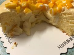 芒果流心蛋糕-熊猫不走生日蛋糕(东城店)