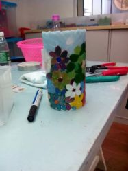 制作过程-瓦匠工社·马赛克·积木拼图·亲子手工DIY