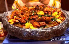 Octopus and Beef Intestine Hot Pot