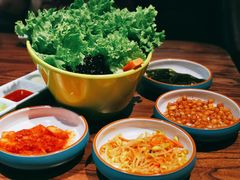 -明洞阿姨·韩式酱蟹烤肉·创意料理(三元桥店)