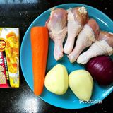 简单美味满足一大锅の咖喱鸡腿饭