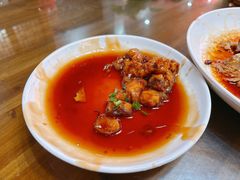 糖醋里脊-芦茨金富饭庄·25年老字号·专做稻草鸡
