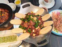 海胆石锅豆腐-小城外婆肴私房菜.家宴聚集点(圆明园颐和园·清河上地店)