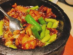 石锅杭椒牛蛙-桂满陇天书(南京德基旗舰店)