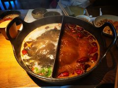四季草本鸳鸯锅-盡膳口福跷脚牛肉火锅(北美新天地店)