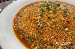 Minced Pork with Crispy Rice Noodles