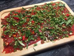 绝代双椒小嫩牛-热火朝天鲜切牛肉火锅(南强街巷店)