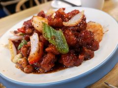 椒香虾仁爆鸡球-陈傻子餐厅(世纪都会店)