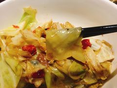 炝炒青卷心菜-味上湘菜馆(河马店)