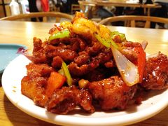 椒香虾仁爆鸡球-陈傻子餐厅(世纪都会店)