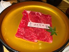 牛肉寿喜锅-花潮料理艺食馆(世欧广场店)