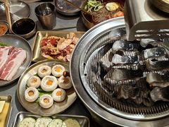 -围炉肉舍•炭烤活鳗•丹东海鲜烤肉(步行街店)