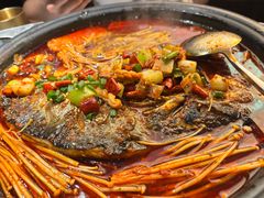 -探鱼·鲜青椒爽麻烤鱼(苏宁广场店)