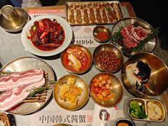 -草家酱蟹炭火烤肉店(珲春南路一店)
