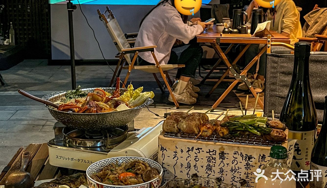 在福州！！在福州！！！好惬意🏮露天居酒屋