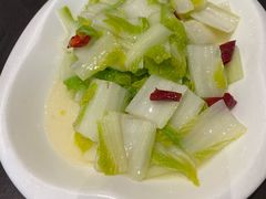炝炒娃娃菜-勺园中餐厅