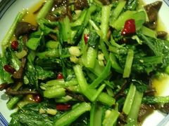 骨汤油梭子菜心-老长春肉馆(隆礼路店)