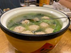 小白菜汆丸子-小土豆北方菜馆(方庄店)