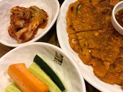 泡菜饼-喇喇排骨火锅·传统韩式脊骨汤(望京西园总店)