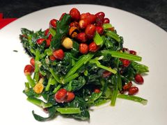果仁菠菜-李记饺子·熏酱东北菜(欢乐谷店)