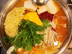 部队锅加芝士-富乐满韩国正宗炸鸡韩国料理(虹泉路店)