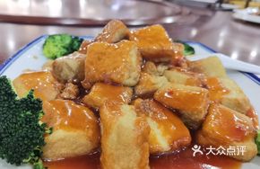 Braised Tofu in Abalone Sauce