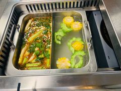 清汤沙茶双拼锅-鑫宝沙茶牛肉火锅(永泰店)