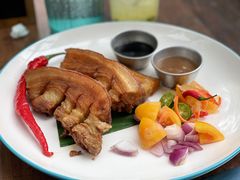 Lechon Kawali-Cha Cha's Beach Cafe