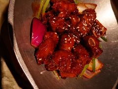 蒜香蜜汁排骨-绿茶餐厅(昌平悦荟店)