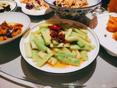 山葱花炒丝瓜-竹雨堂创意中国菜(裕华店)