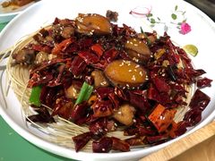 川味鲍鱼辣子鸡-荷风细雨·中国茶宴(碧云店)