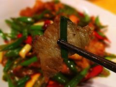 辣椒炒肉片-聚汇三少·龙虾·中餐厅(莫邪路新天地店)