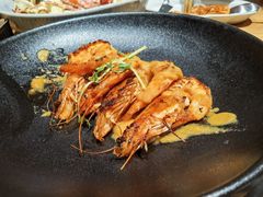 初榨橄榄油蒜香大虾配虾油辣酱-五感食喜(南城店)