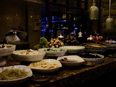 自助取餐区-神州半岛喜来登度假酒店·盛宴汉堡·战斧牛排·后安粉