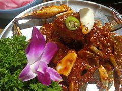 -明洞阿姨·韩式酱蟹烤肉·创意料理(三元桥店)