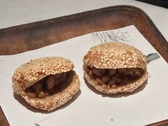 肉沫芝麻烧饼-四季民福烤鸭店(王府井东安门店)