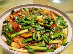 野生茨菇雪花牛肉-香阁餐厅·常州菜·常州菜代表品牌(新北奥体店)