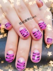 COCO美甲师，斑马小姐-娃娃美甲wawa nail salon