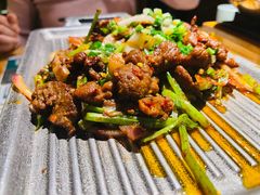 葱爆牛肉-绿茶餐厅
