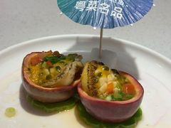 百香果蒸中鲍鱼-79号渔船海鲜饭店(宝安店)