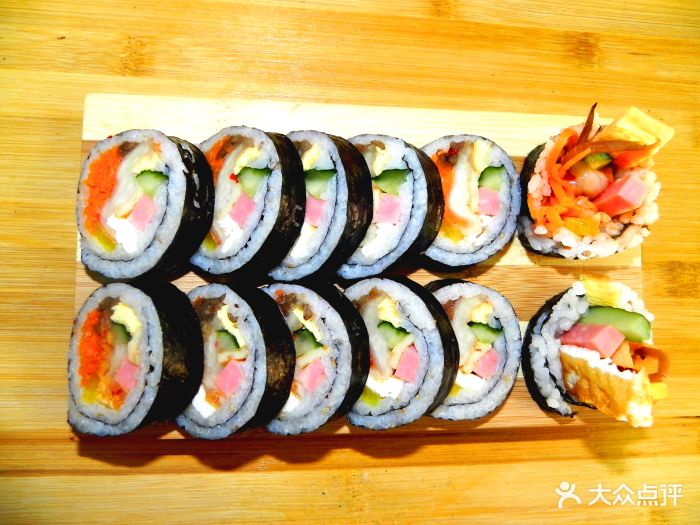 京姬噵紫菜包饭(清河分店)泡菜紫菜包饭图片 - 第1张