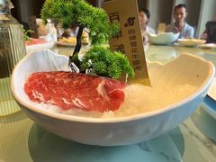 招牌雪花牛眼王-百草滩羊清水涮羊肉(长城路店)