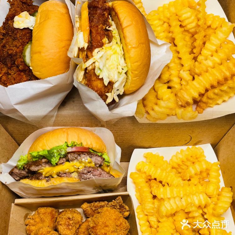 今日份团购外卖·shake shack汉堡自由🍔