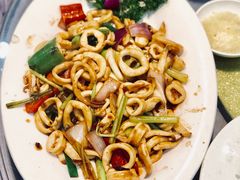 酱爆鲜鱿鱼-联邦酒楼