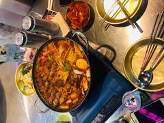 芝士肥牛年糕火锅-Meet Sun韩式大排档(五一广场7MALL店)